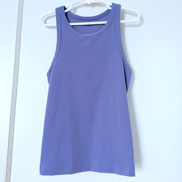 Lululemon Align Waist-Length Racerback Tank Top Dark Lavender Size 6 - Picture 3 of 5